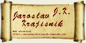 Jaroslav Krajišnik vizit kartica